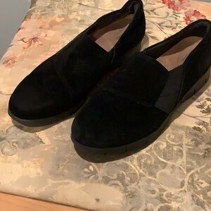 Women’s Black Suede Loafers